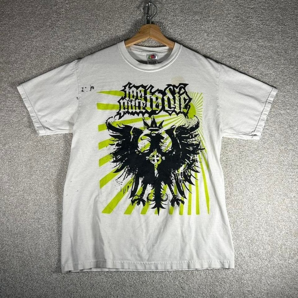 Vintage 2000s Too pure to die hardcore straight edge band tshirt xafbx elysia
